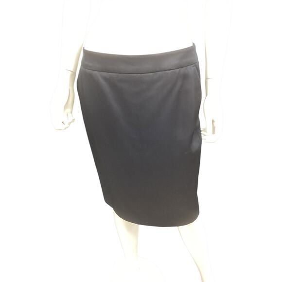 Armani Collezioni Women’s Pencil Skirt Size 10/ M Navy Blue Viscose Wool Blend - Picture 1 of 4